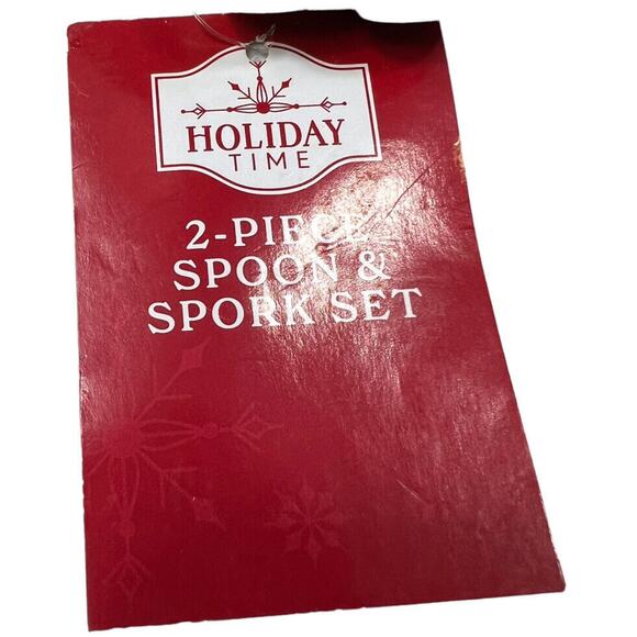 Bamboo Wooden Spoon And Fork Gingerbread Christmas Holiday Baking Serving Table - Picture 12 of 15